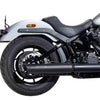 2025以降 FXBB ユーロ5対応 スリップオンマフラー スラッシュカット ブラック/ブラックエンド MILLER EXHAUST 2