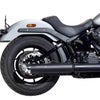 2025以降 FXBB ユーロ5対応 スリップオンマフラー スラッシュカット ブラック/ポリッシュエンド MILLER EXHAUST 2