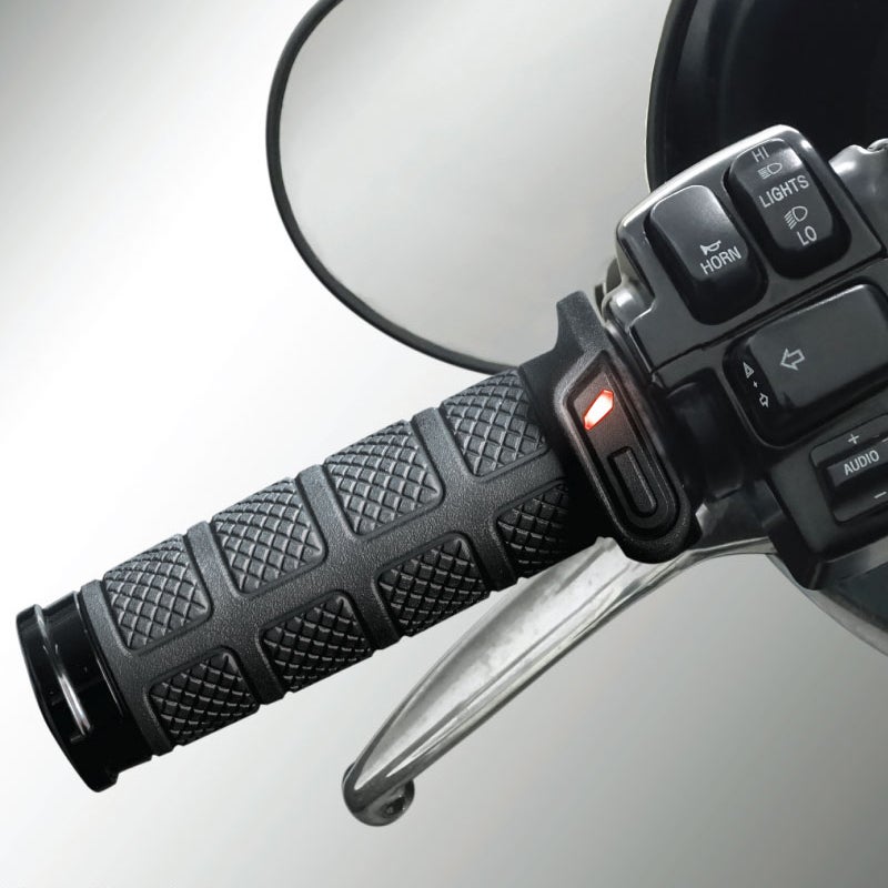 Titan2 ヒートグリップ (ブラック) 電子制御スロットル用