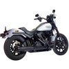 2025以降 FXBB ユーロ5対応 スリップオンマフラー テーパーエンド ブラック/ブラックエンド MILLER EXHAUST 2