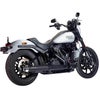 2025以降 FXBB ユーロ5対応 スリップオンマフラー テーパーエンド ブラック/ポリッシュエンド MILLER EXHAUST 2