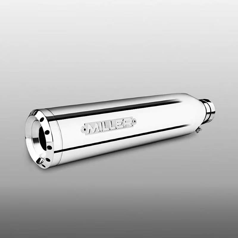 2025以降 FXLRS ユーロ5対応 スリップオンマフラー スタンダードエンド ポリッシュ/ポリッシュエンド MILLER EXHAUST 4