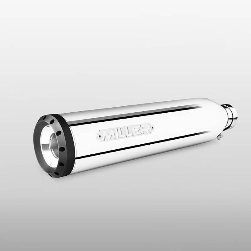 2025以降 FXLRS ユーロ5対応 スリップオンマフラー スタンダードエンド ポリッシュ/ブラックエンド MILLER EXHAUST 4