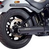 2025以降 FXLRS ユーロ5+対応 スリップオンマフラー スラッシュカット ブラック/ブラックエンド MILLER EXHAUST
