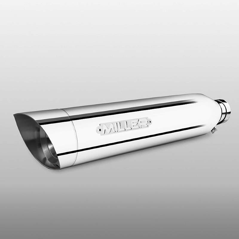 2025以降 FXLRS ユーロ5+対応 スリップオンマフラー スラッシュカット ポリッシュ/ポリッシュエンド MILLER EXHAUST 4