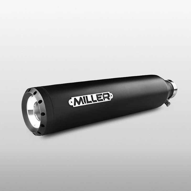 2025以降 FXLRST ユーロ5+対応 スリップオンマフラー スタンダードエンド ブラック/ブラックエンド MILLER EXHAUST 4