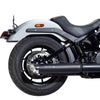 2025以降 FLHC ユーロ5+対応 スリップオンマフラー スラッシュカット ブラック/ポリッシュエンド MILLER EXHAUST 3