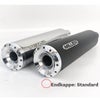 2021～2024 FXBBS ユーロ5対応 スリップオンマフラー スタンダードエンド ブラック/ポリッシュエンド MILLER EXHAUST 3