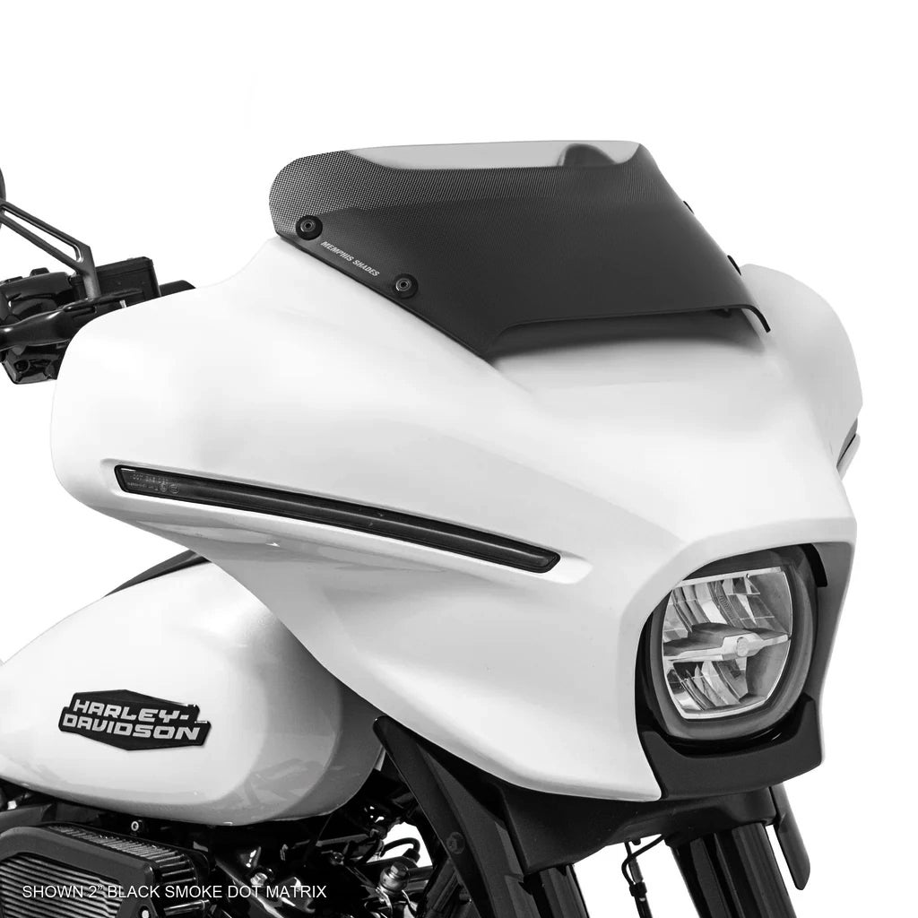 スポイラー ウィンドシールド 2インチ (ブラックスモーク/ドット)スポイラー ウィンドシールド 2インチ (ブラックスモーク/ドット)スポイラー ウィンドシールド 2インチ (ブラックスモーク/ドット)1