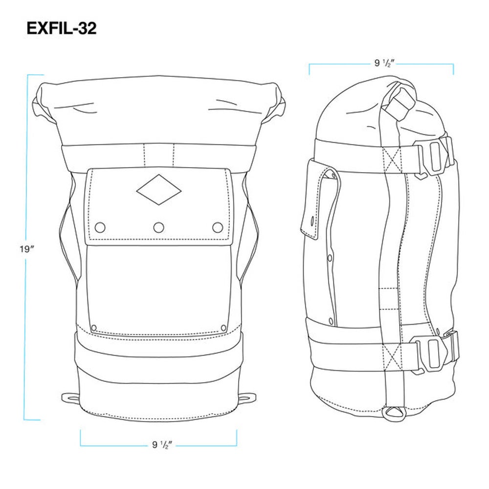 Biltwell EXFIL-32  シーシーバーバッグ ブラック6