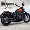 2021～2024 FXLRST ユーロ5対応 スリップオンマフラー スタンダードエンド ブラック/ブラックエンド MILLER EXHAUST 2