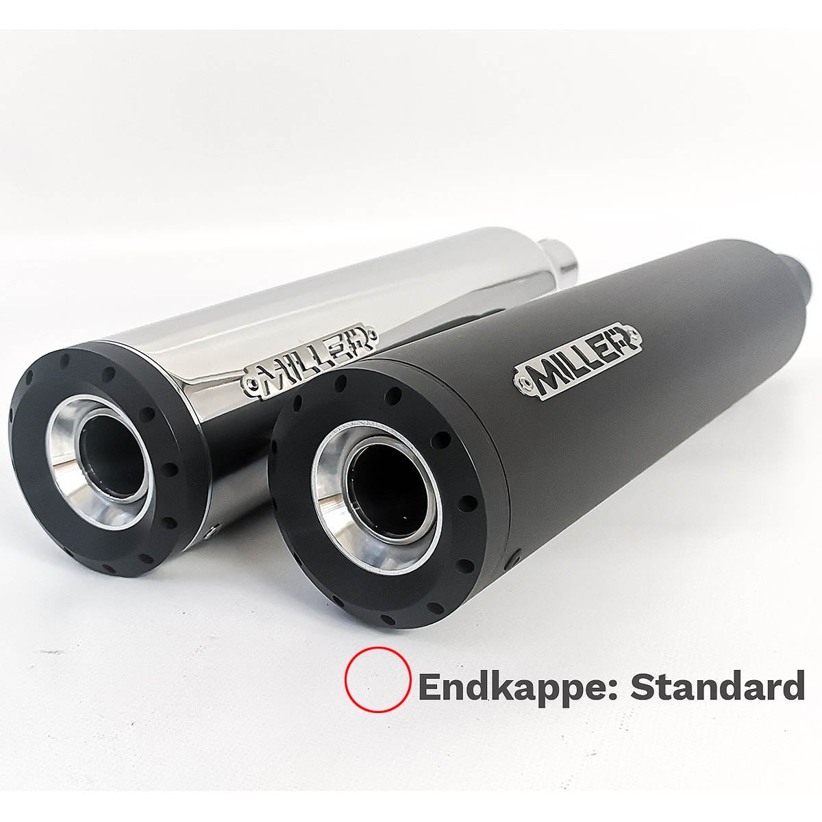 2021～2024 FXLRST ユーロ5対応 スリップオンマフラー スタンダードエンド ブラック/ブラックエンド MILLER EXHAUST 3