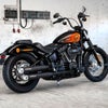 2021～2024 FXLRST ユーロ5対応 スリップオンマフラー スラッシュカット ポリッシュ/ポリッシュエンド MILLER EXHAUST 2