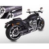 2021～2024 FXBRS ユーロ5対応 スリップオンマフラー スタンダードエンド ブラック/ポリッシュエンド MILLER EXHAUST 2