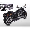 2021～2024 FXBRS ユーロ5対応 スリップオンマフラー スラッシュカット ブラック/ポリッシュエンド MILLER EXHAUST 2