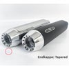 2021～2024 FXBRS ユーロ5対応 スリップオンマフラー テーパーエンド ポリッシュ/ポリッシュエンド MILLER EXHAUST