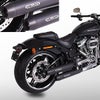 2021～2024 FXBRS ユーロ5対応 スリップオンマフラー テーパーエンド ポリッシュ/ブラックエンド MILLER EXHAUST 2