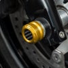 2024以降ツーリング フロントアクスルカバー (ゴールド)