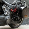 M8ソフテイル パッセンジャーフットペグ兼クラッシュバー (ブラック)