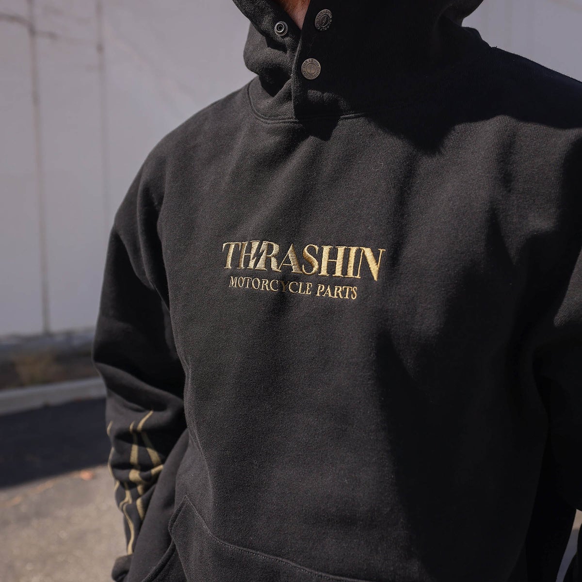 Thrashin Supply EMBER プルオーバー・フーディー (ブラック)3
