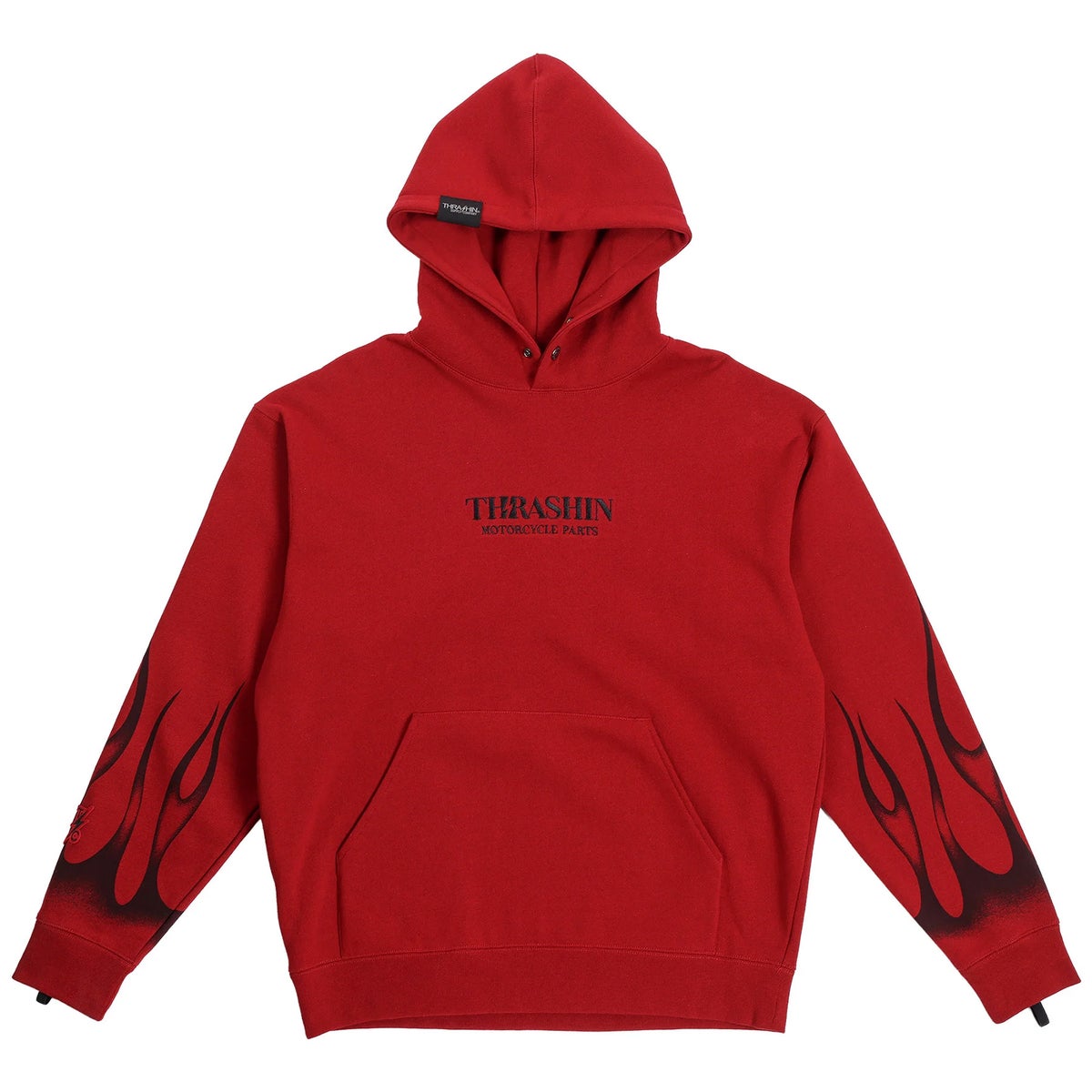 Thrashin Supply EMBER プルオーバー・フーディー (バーント・レッド)4