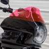 FXRPフェアリング用 9インチ・フレアウィンドシールド (ピンクアイス)