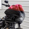 FXRPフェアリング用 9インチ・フレアウィンドシールド (ピンクアイス)1