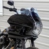 FXRPフェアリング用 9インチ・フレアウィンドシールド (ブルーアイス)1