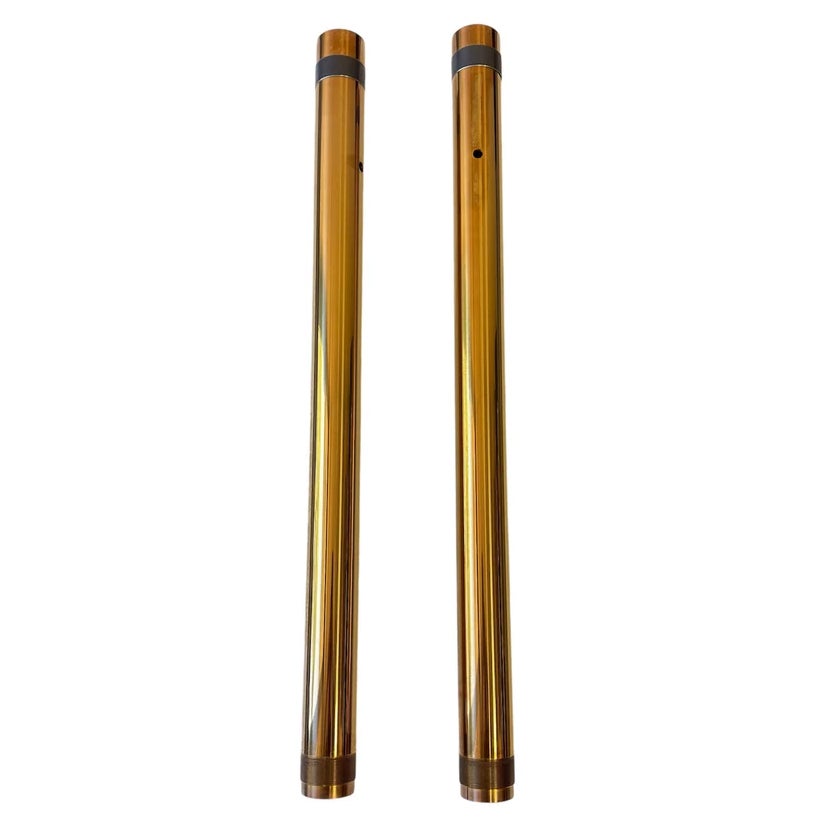 2インチプラス・43mm 倒立フォークチューブ (ゴールド)1
