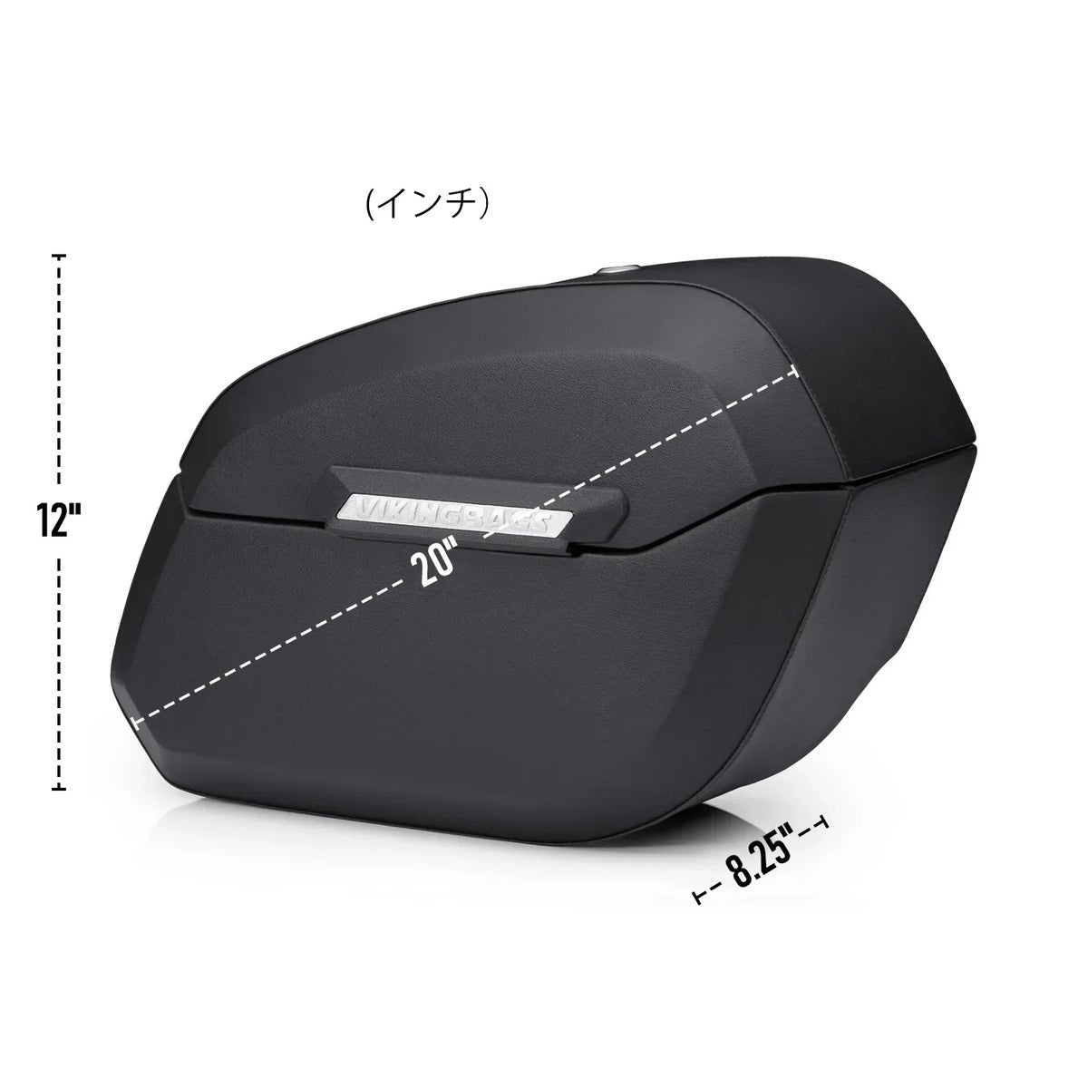Darkin 32L クイックマウント ハードサドルバッグ (レザーラップ)8