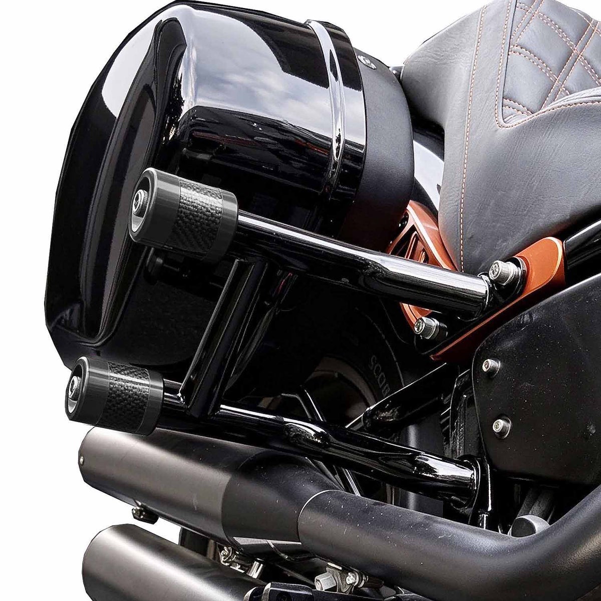 フレームスライダー付き クラッシュバー ブラック ローライダーST FXLRST 2