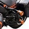 フレームスライダー付き リア クラッシュバー ブラック/オレンジ ローライダーST FXLRST