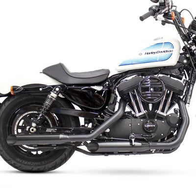 クロームワークス 3インチ HP-PLUS スリップオンマフラー　スラッシュカット ブラック スポーツスター-04