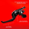 TALON MOTO ハンドレバーセット (ブラック) 2024以降ツーリング3