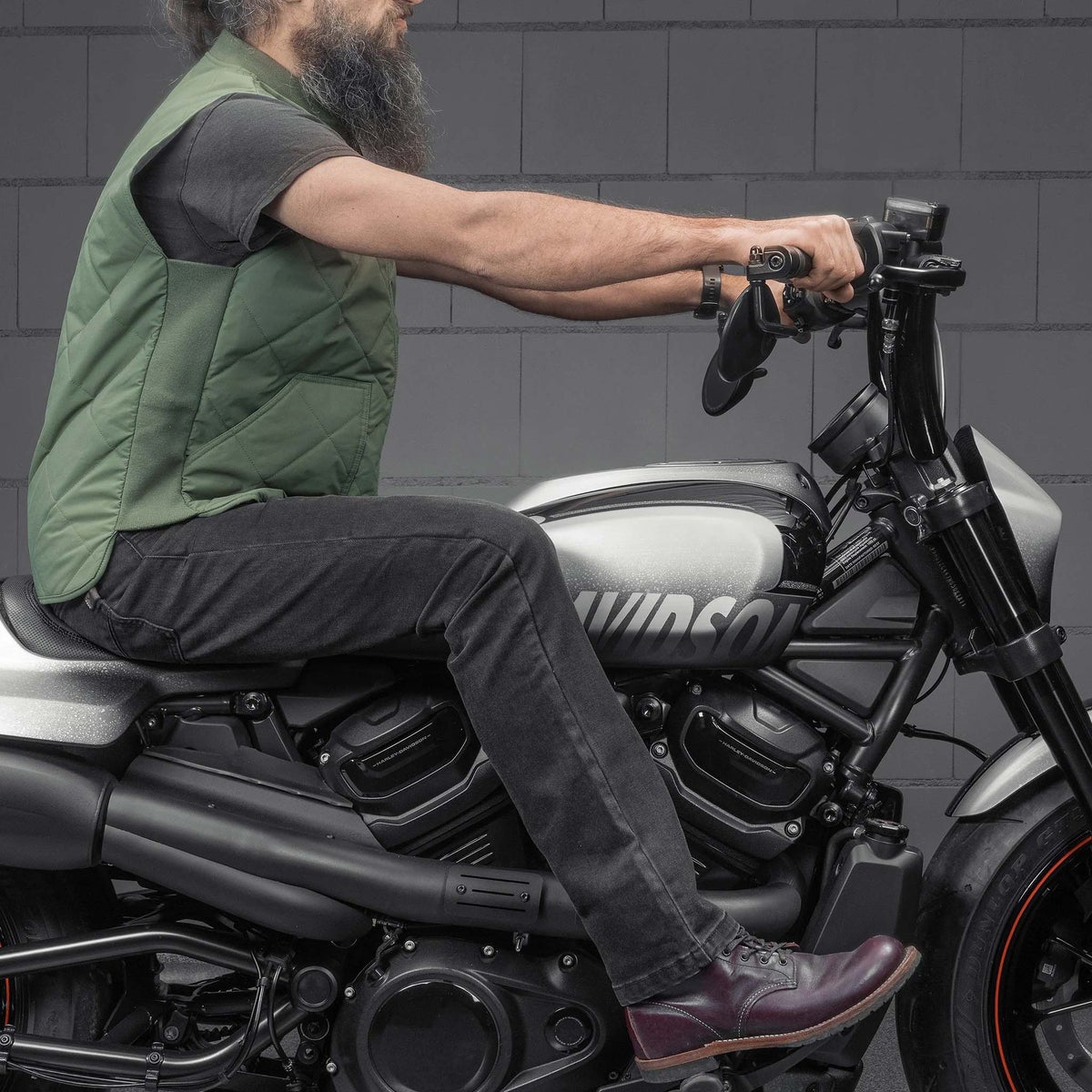 配線済み Killer Bull 2インチファットハンドルバー 8インチトール4