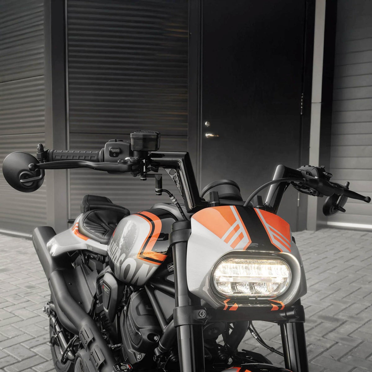 配線済み Sporty Ape 1.5インチ径 ミニエイプハンドルバー
