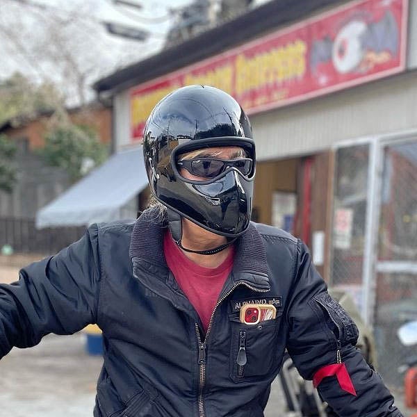 CHOPPERS オリジナル ROGUE フルフェイスヘルメット ブラック 2