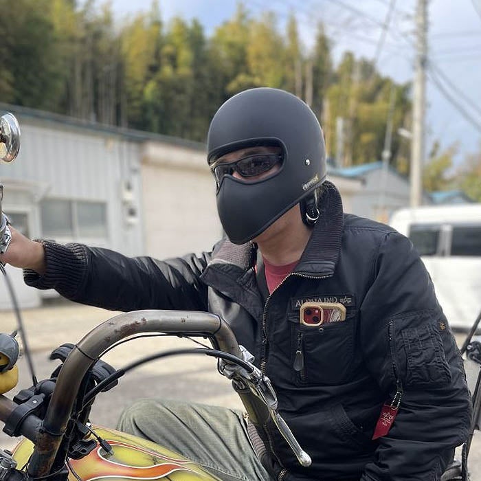 CHOPPERS オリジナル ROGUE フルフェイスヘルメット マットブラック 2