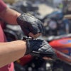 CHOPPERS ハーフフィンガー グローブ ダイヤステッチ ブラック 3
