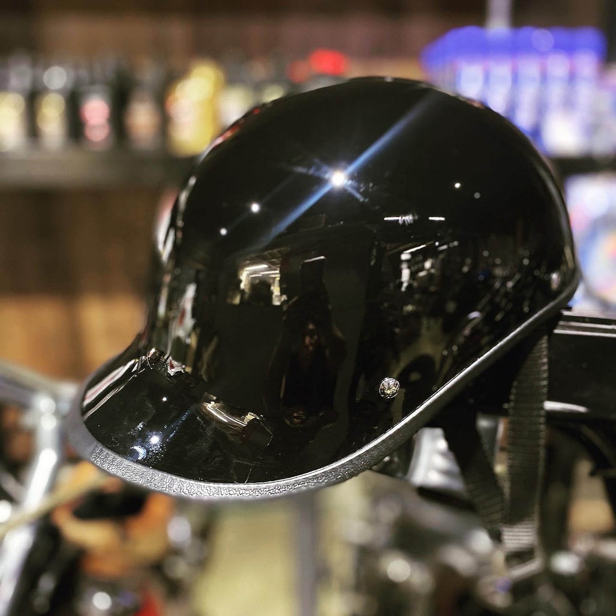 CHOPPERS オリジナル ギャングスター ハーフヘルメット ブラック