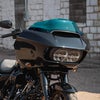スポーツ フレア ウィンドシールド 6インチ (ティール)1