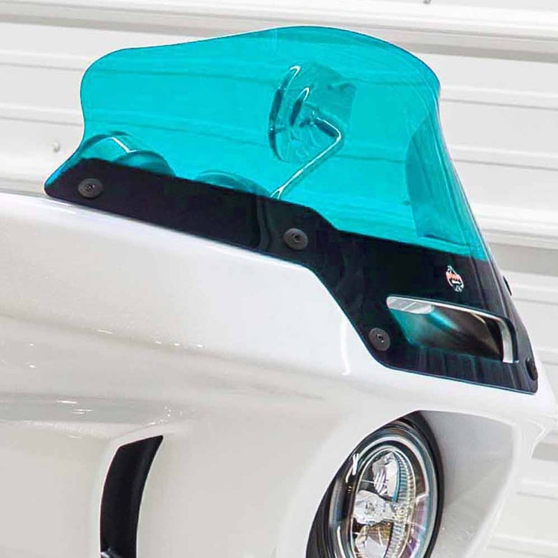 ローライダーST フレア ウィンドシールド 6インチ (ティール)