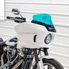 ローライダーST フレア ウィンドシールド 6インチ (ティール)1