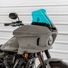 ローライダーST フレア ウィンドシールド 8インチ (ティール)1