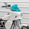 S-RT ミニフェアリング用 フレアウィンドシールド 12.5インチ (ティール)1