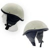 CHOPPERS オリジナル ハーフヘルメット用 耳当て シルバー短毛