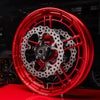 Flatline 鍛造アルミホイール 19 x 3.25 (レッド)