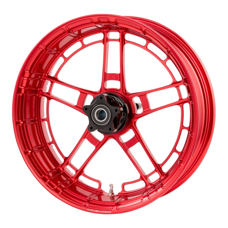 Flatline 鍛造アルミホイール 18 x 5.5 (レッド)