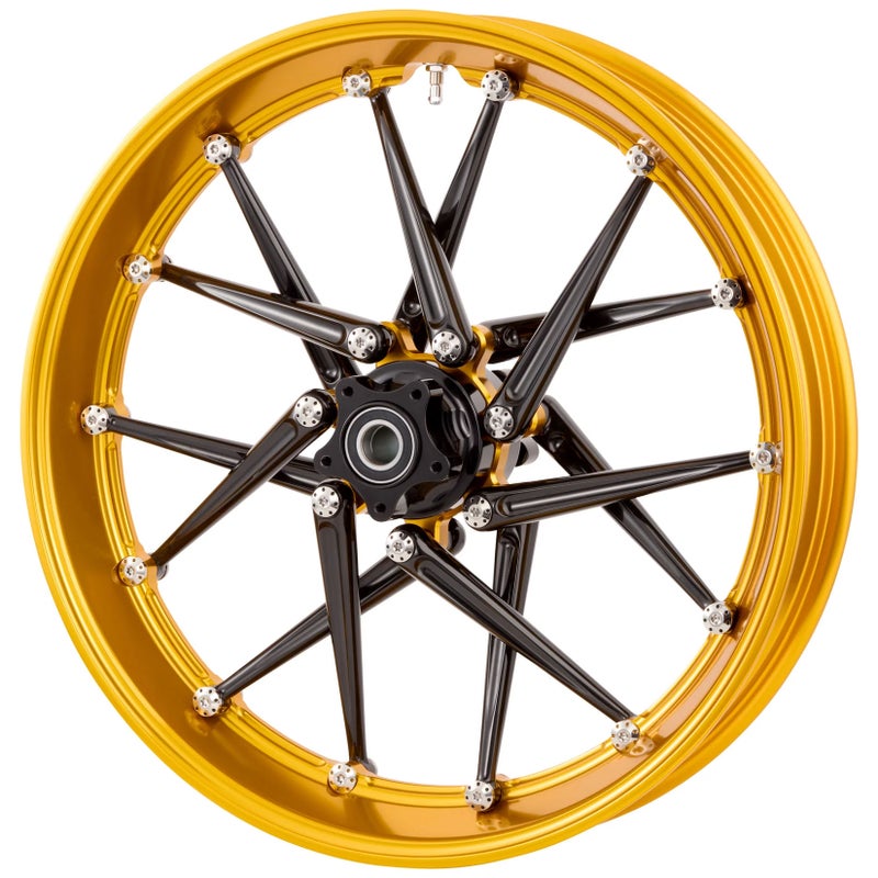 Spoken 鍛造アルミホイール 21 x 3.5 (ゴールド)