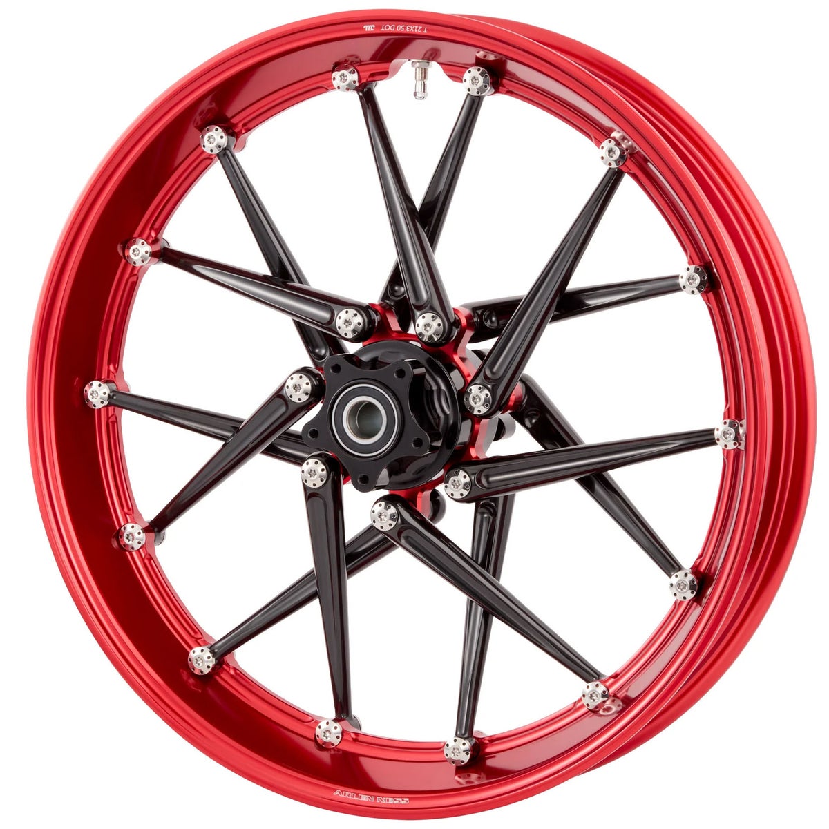 Spoken 鍛造アルミホイール 21 x 3.5 (レッド)